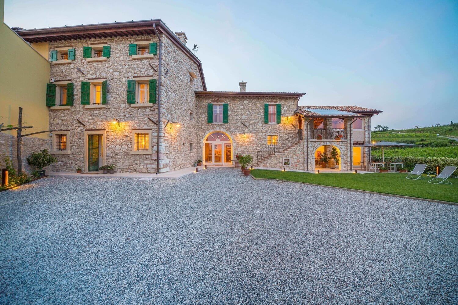 Hotel Corte Formigar Valpolicella from the outside.