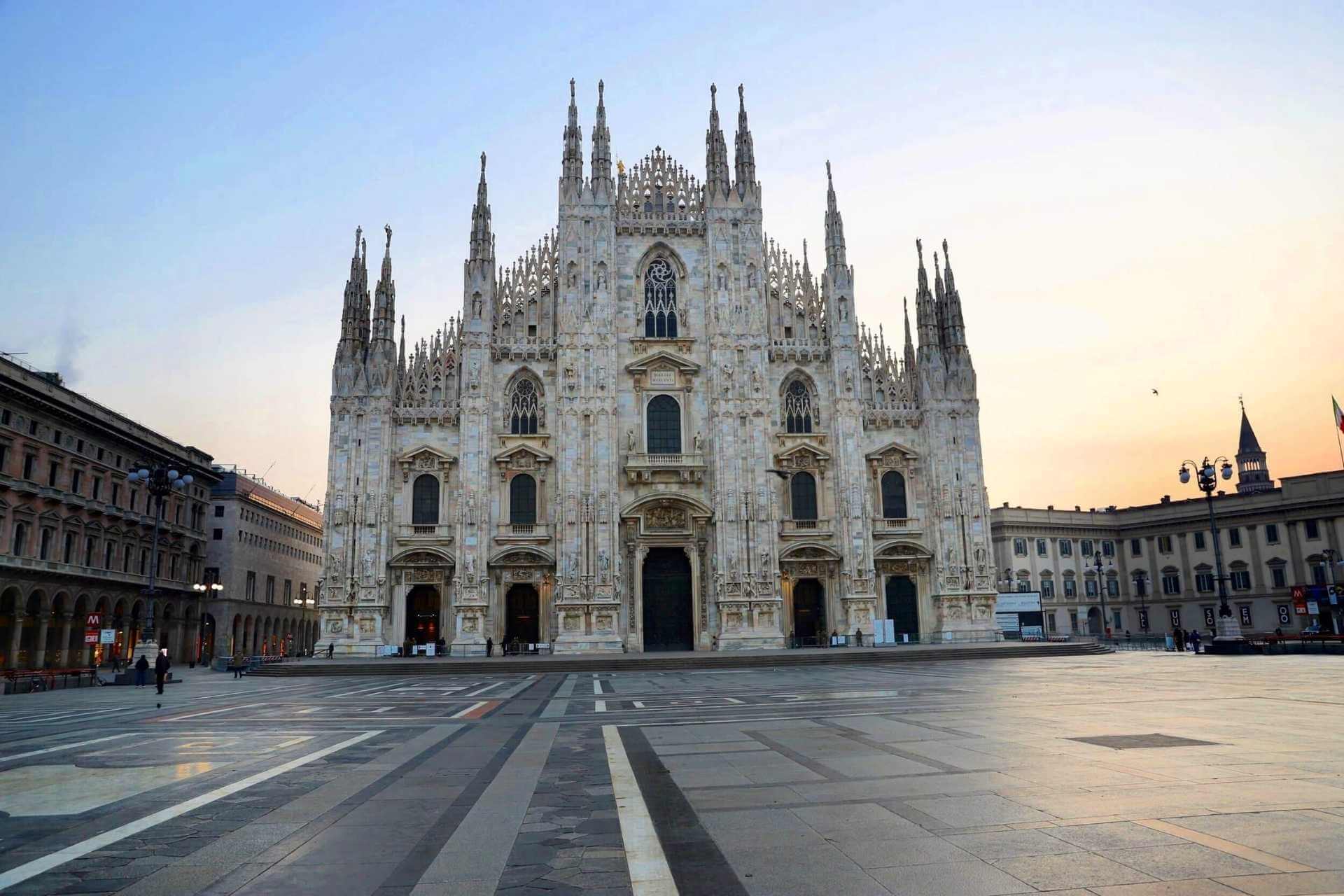 Duomo di Milano, den ikoniske katedralen i hjertet av Milano.
