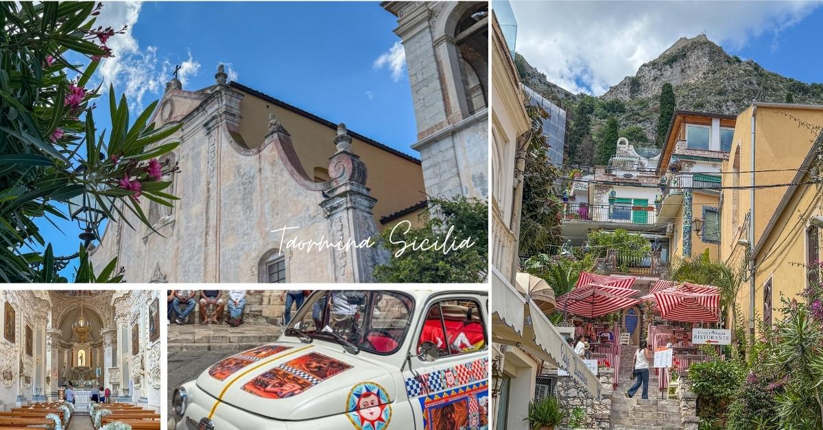 Idylliske Taormina gamlebyen. 