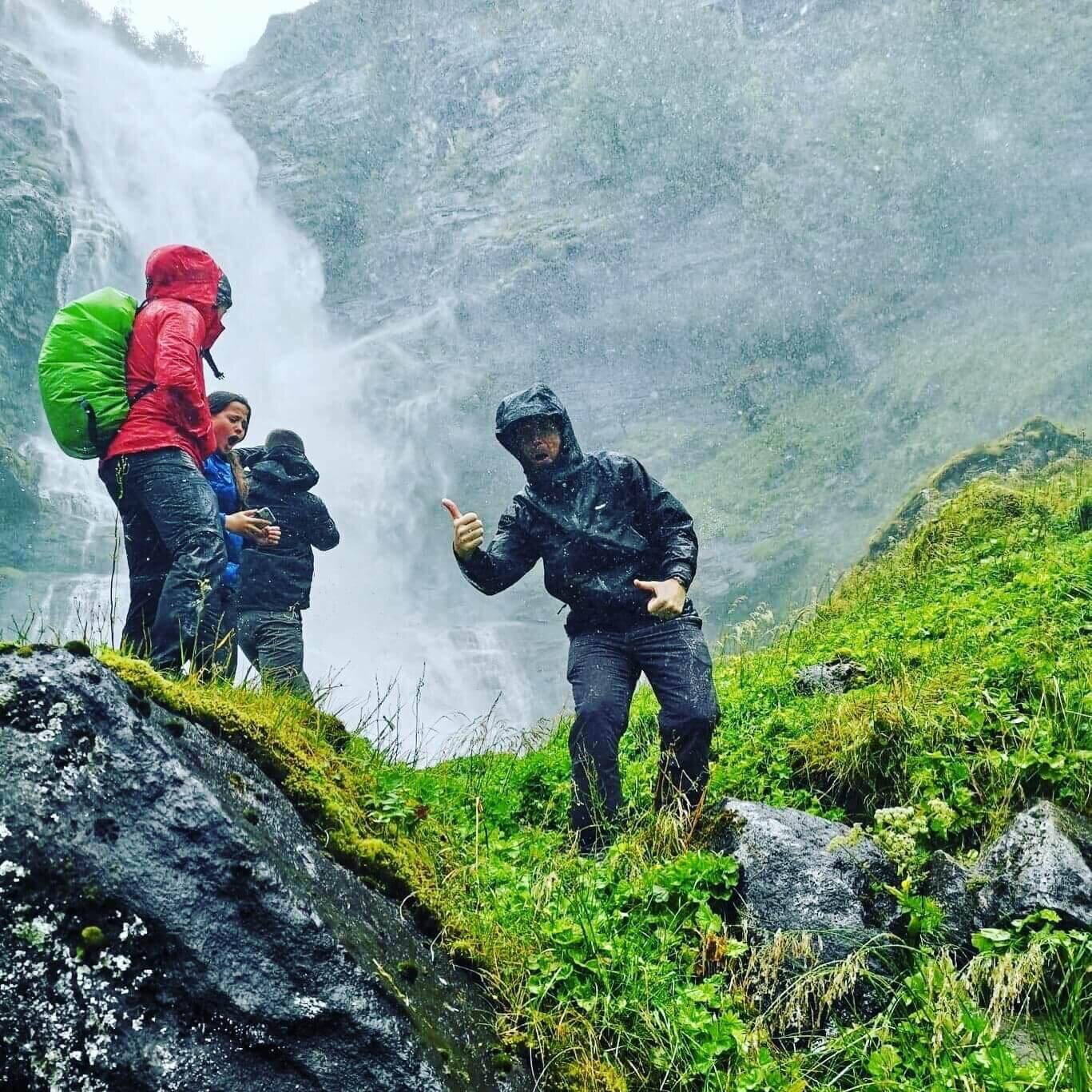 Aurlandsfossen Aurland.