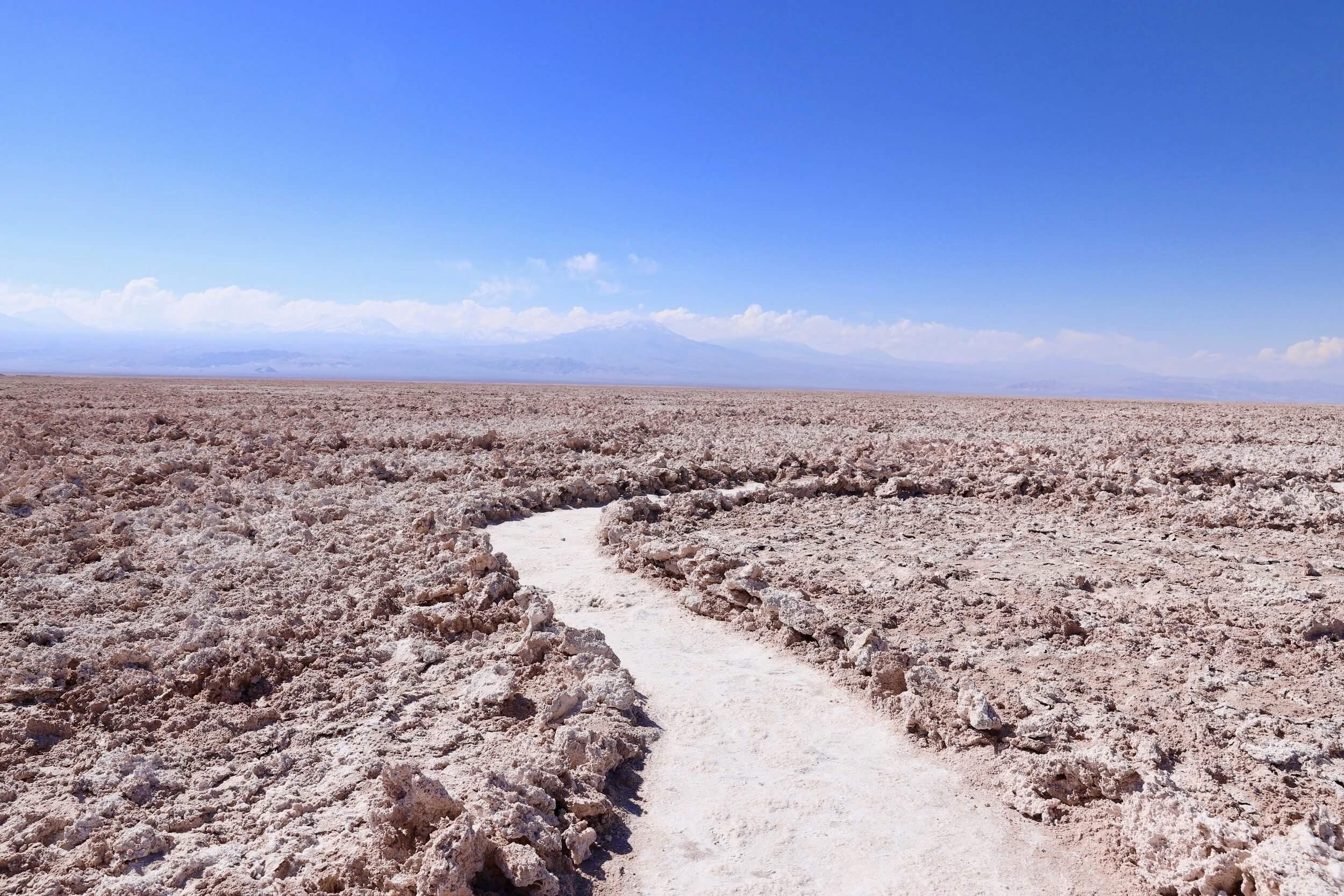 Månelandskap i Chile.