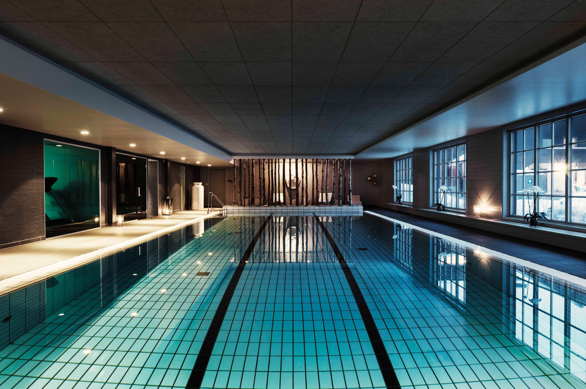 Lysebu Hotel Oslo innvendig basseng. 