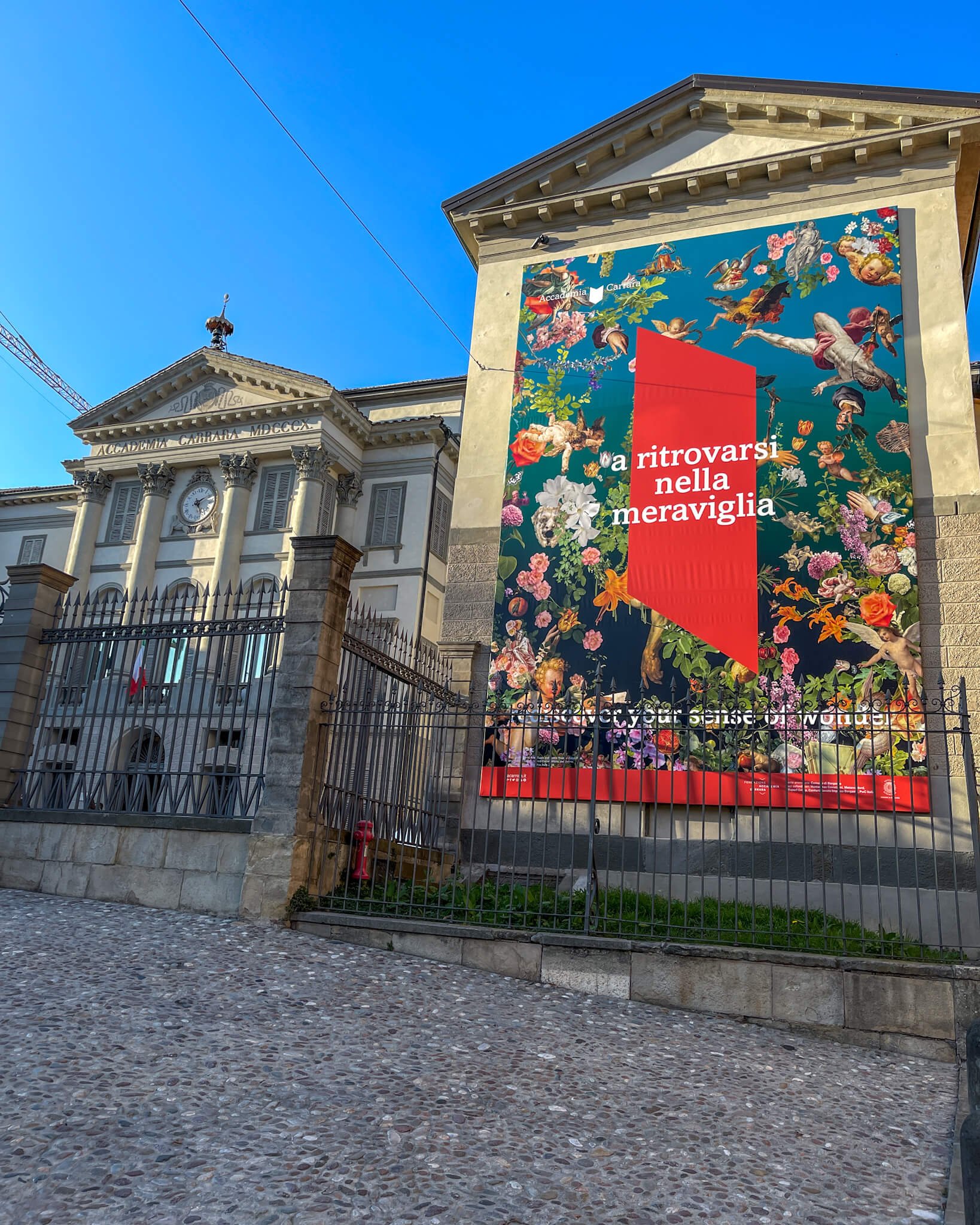 Bergamo Museum fasade. 