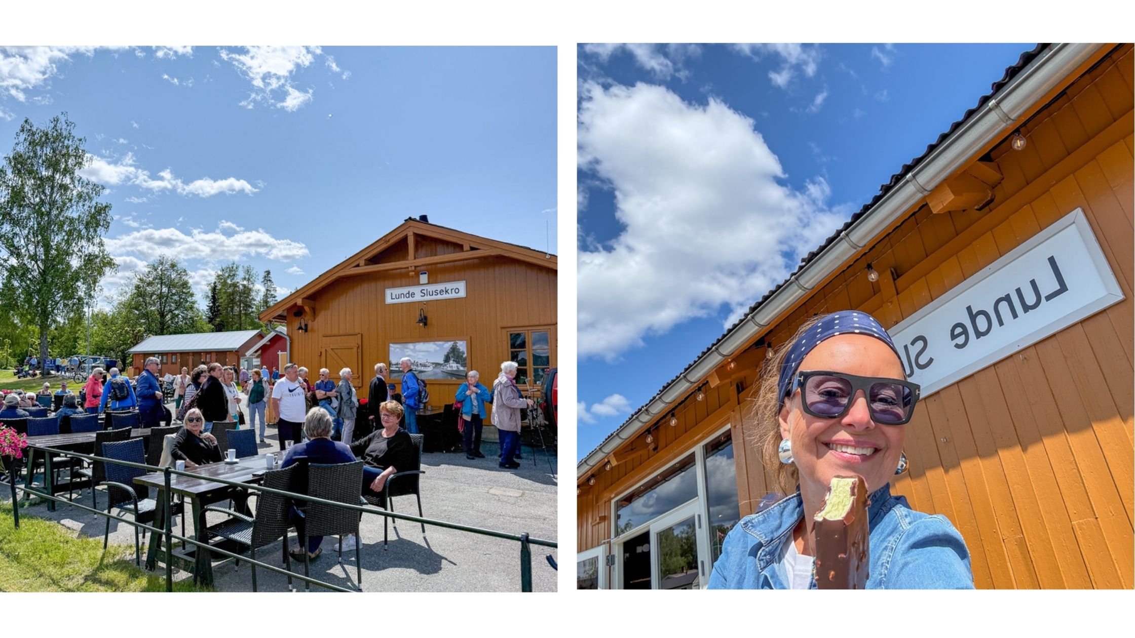 Servering Lunde slusekro.