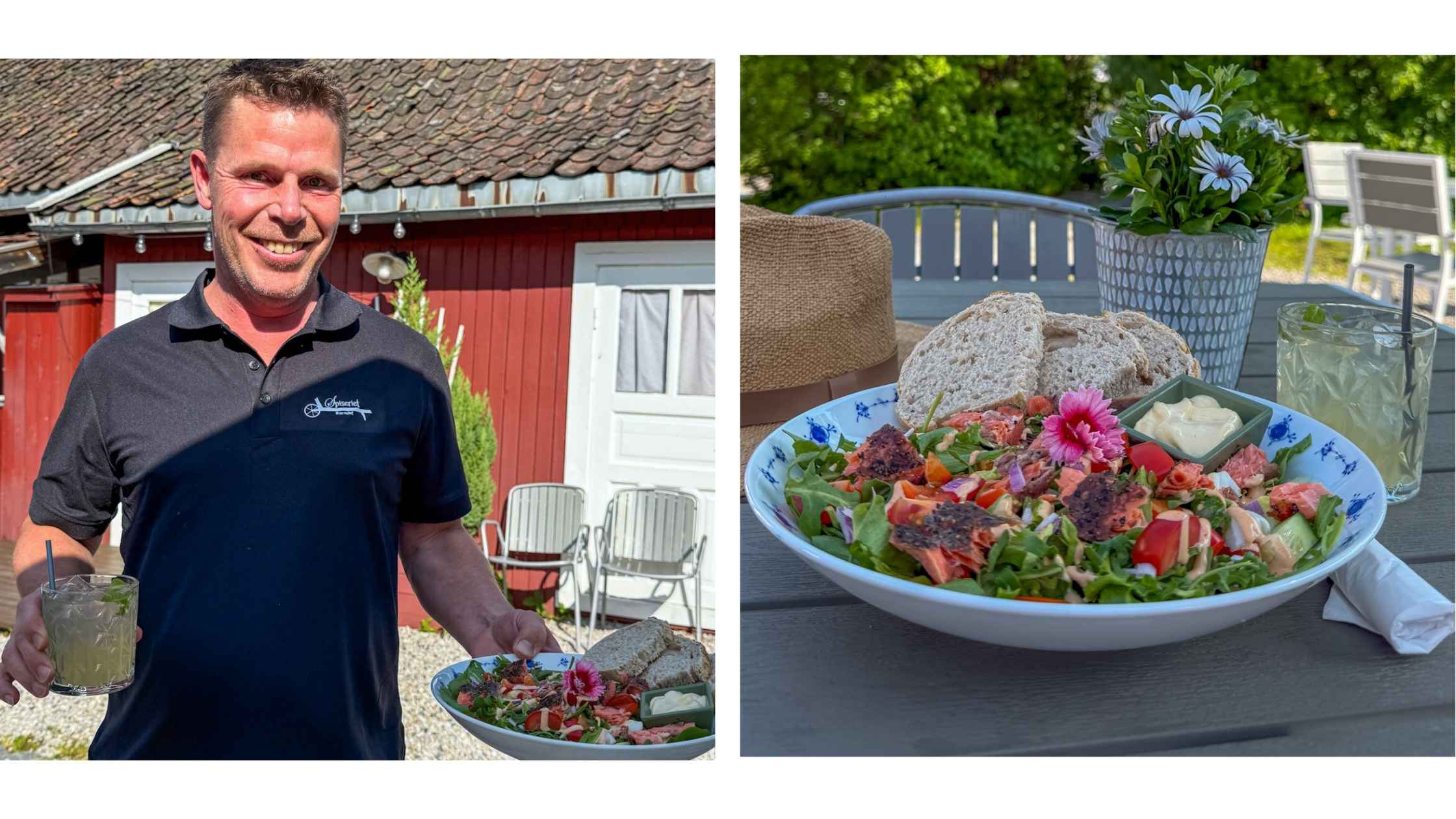 Fargerik mat og blid servitor ulefoss verk Spiseriet.
