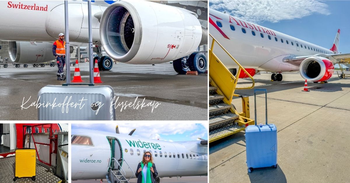 Ulike regler for håndbagasje hos flyselskap.