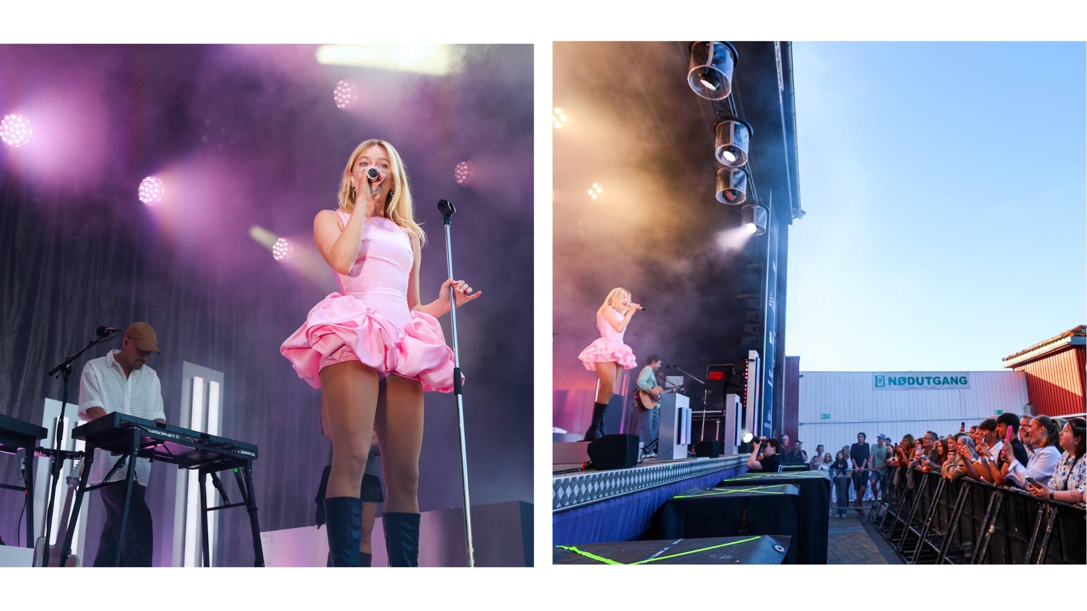 Konsert med Astrid S på scenen.