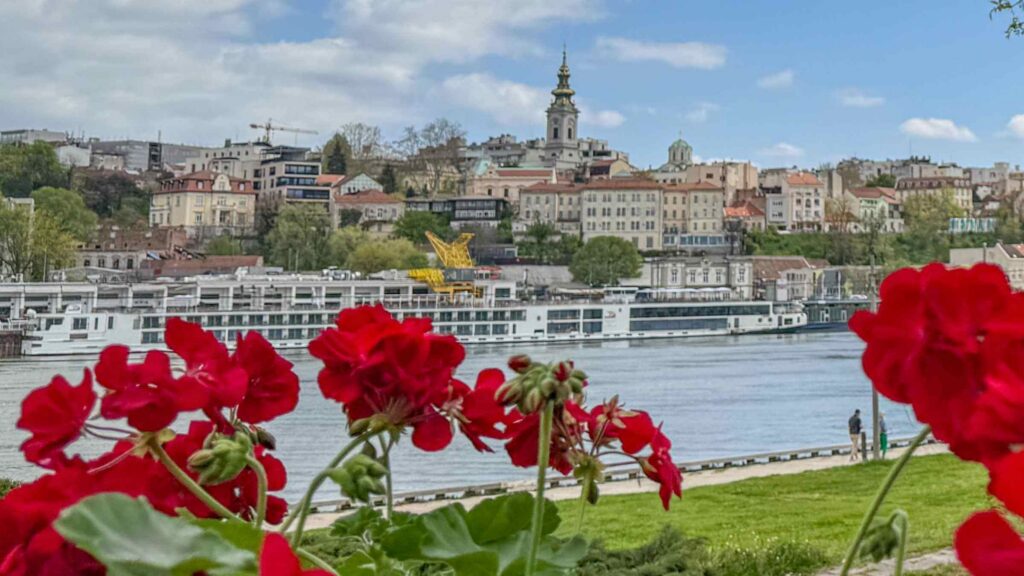 Beograd sett fra elvebredden storbyferie