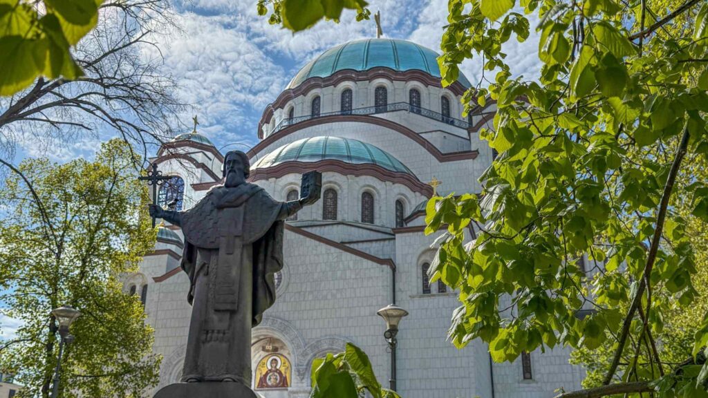 St. Sava-kirken i Beograd, et av Balkans st&oslash;rste kirkebygg