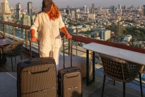 Koffert og kabinkoffert på storbyferie