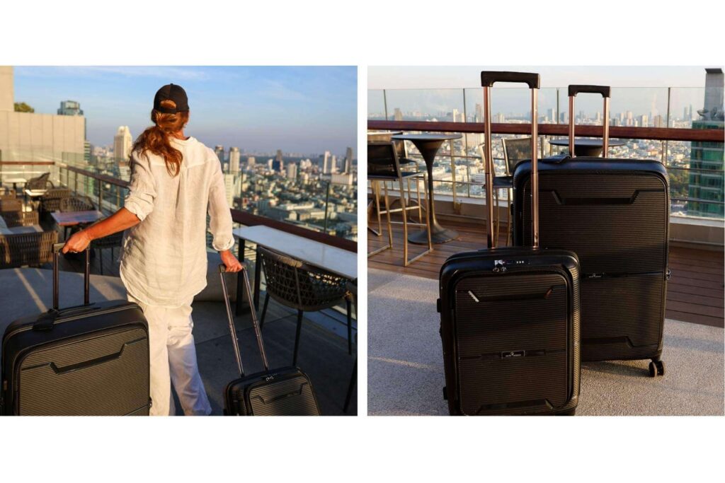 Storbyferie med stor koffert og kabinkoffert &ndash; praktisk bagasje for h&oslash;yt tempo og lange dager