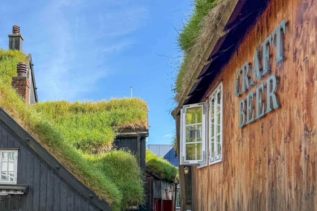 Restaurant og pub i Torshavn i bydelen Tinganes.