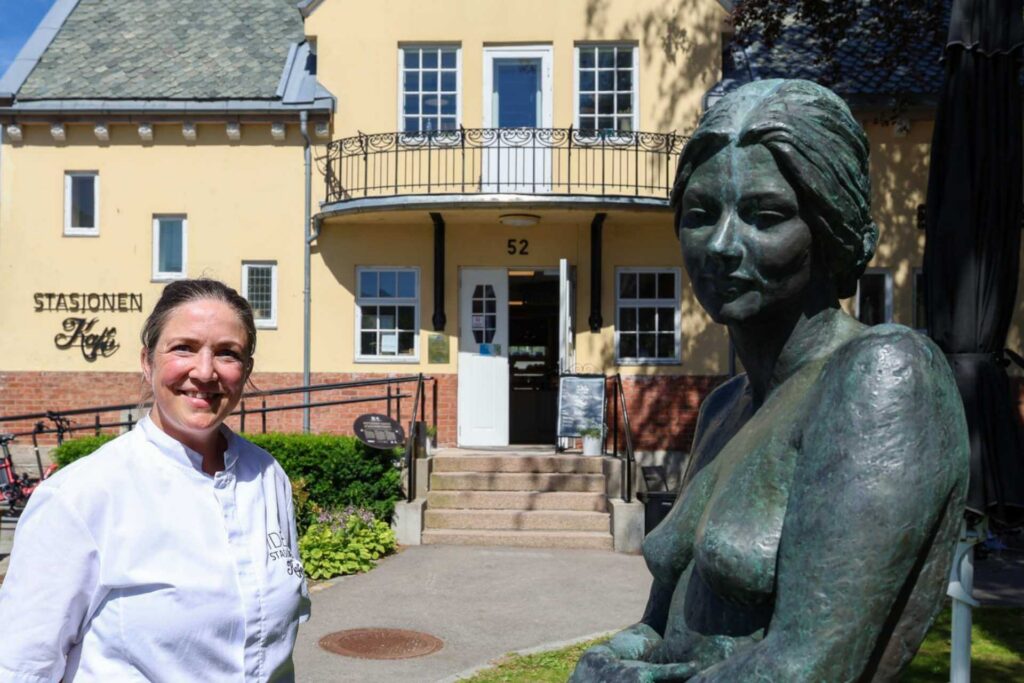 Stasjonen Kafé i Notodden, en populær kafé som serverer kortreist mat og hjemmelagde retter i Telemark.